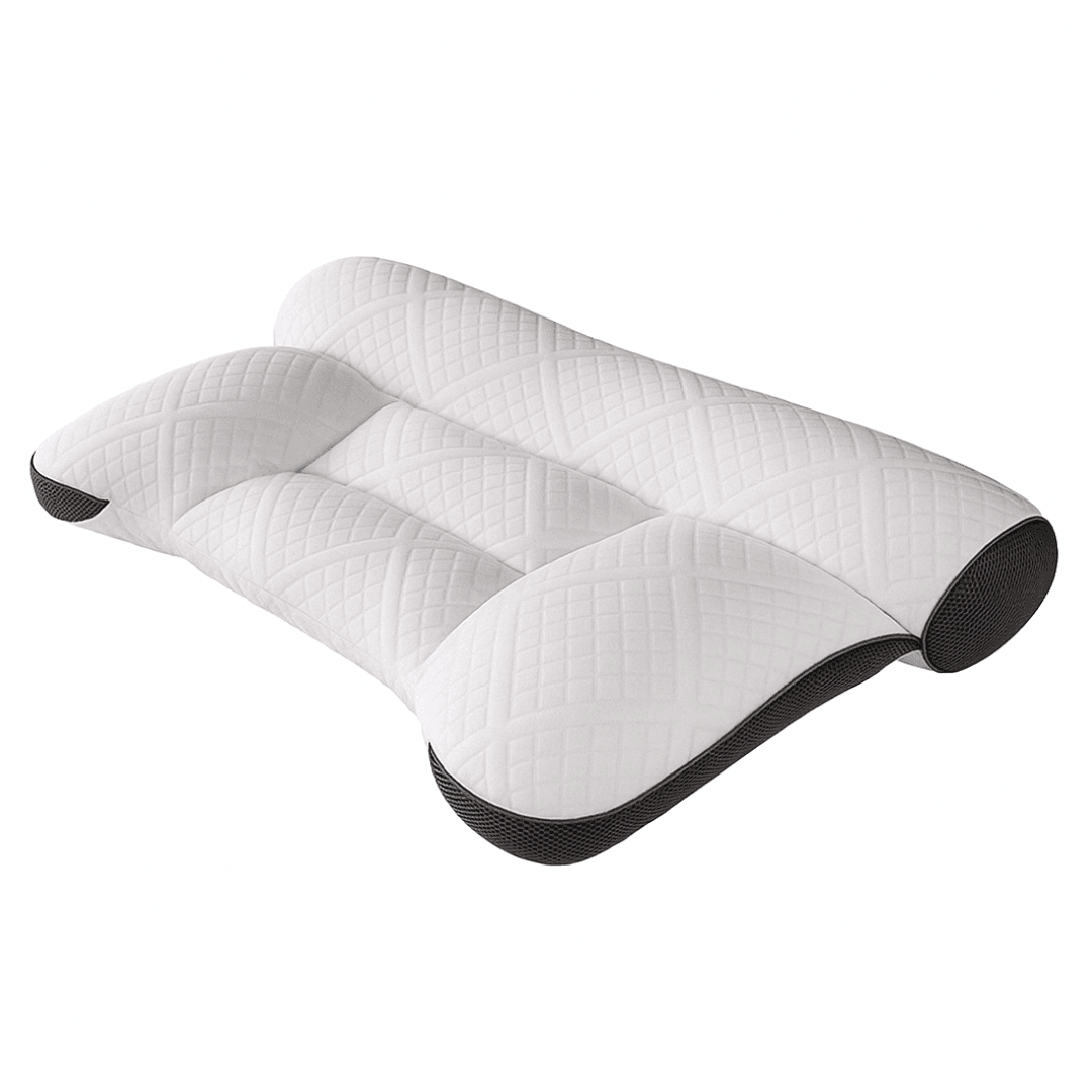 Ergonomic Goose Down Pillow with Cervical Neck Support