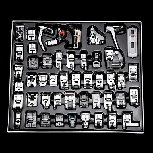 Sewing Machine Presser Feet Kit Set, Universal Fit for Home Sewing Machines