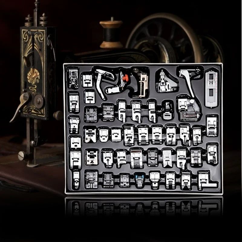 Sewing Machine Presser Feet Kit Set, Universal Fit for Home Sewing Machines
