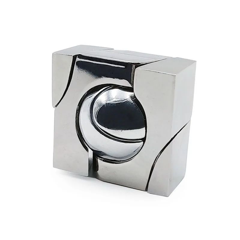 Metal Brain Teaser Puzzle, IQ Challenge Game for Adults & Kids