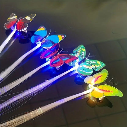 LED Butterfly Hair Clips, Colorful Braids Wig for Women Party & Festival Styles