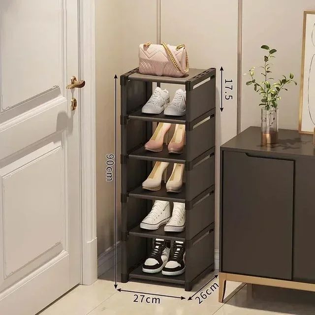 Adjustable Stackable Shoe Rack, Multi Layer space Saving Corner Shelf