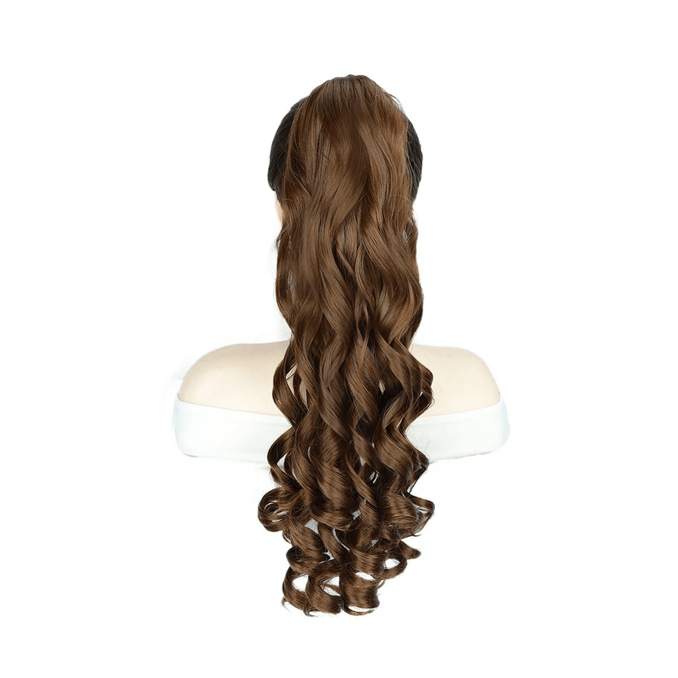 Real Human Hair Ponytail Extension, Thick Claw Clip Hairpiece for Instant Volume