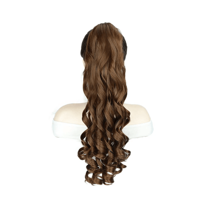 Real Human Hair Ponytail Extension, Thick Claw Clip Hairpiece for Instant Volume