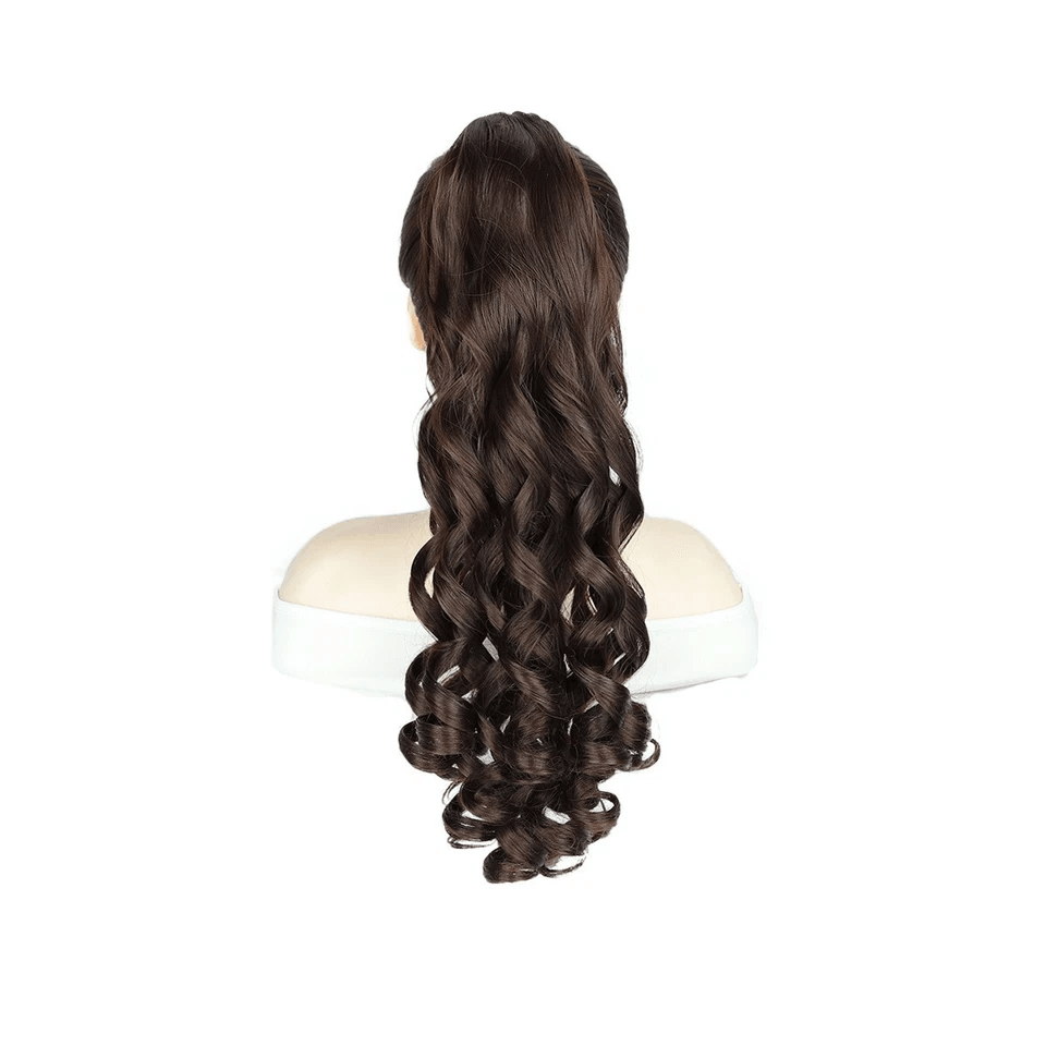 Real Human Hair Ponytail Extension, Thick Claw Clip Hairpiece for Instant Volume