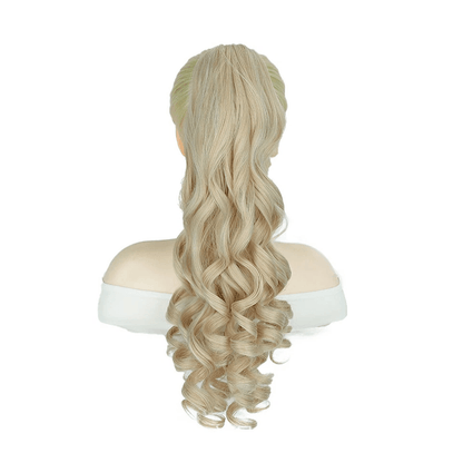 Real Human Hair Ponytail Extension, Thick Claw Clip Hairpiece for Instant Volume