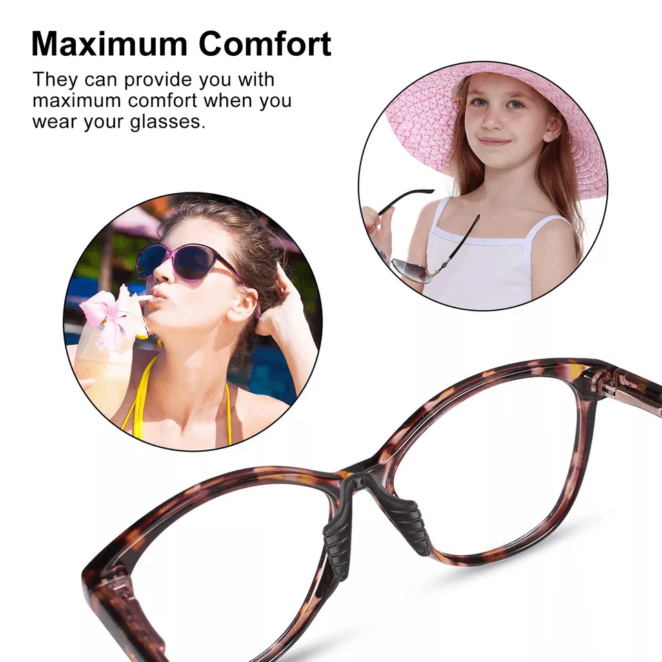 Invisible Anti Slip Nose Pads for Glasses Soft Silicone On Comfort Cushions