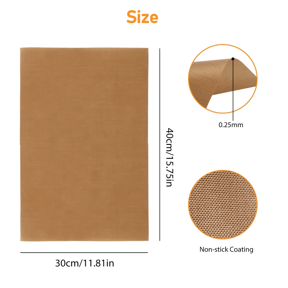 BBQ Copper Grill Mats Outdoor Non Stick Reusable Baking Sheets for Grilling