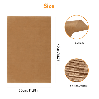 BBQ Copper Grill Mats Outdoor Non Stick Reusable Baking Sheets for Grilling