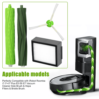 iRobot Roomba Filter Replacement Parts, High-Performance Side Brushes & Hepa Filters