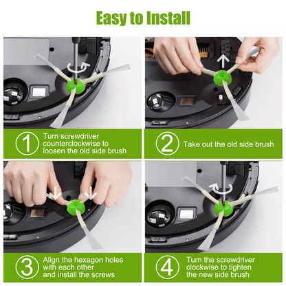 iRobot Roomba Filter Replacement Parts, High-Performance Side Brushes & Hepa Filters