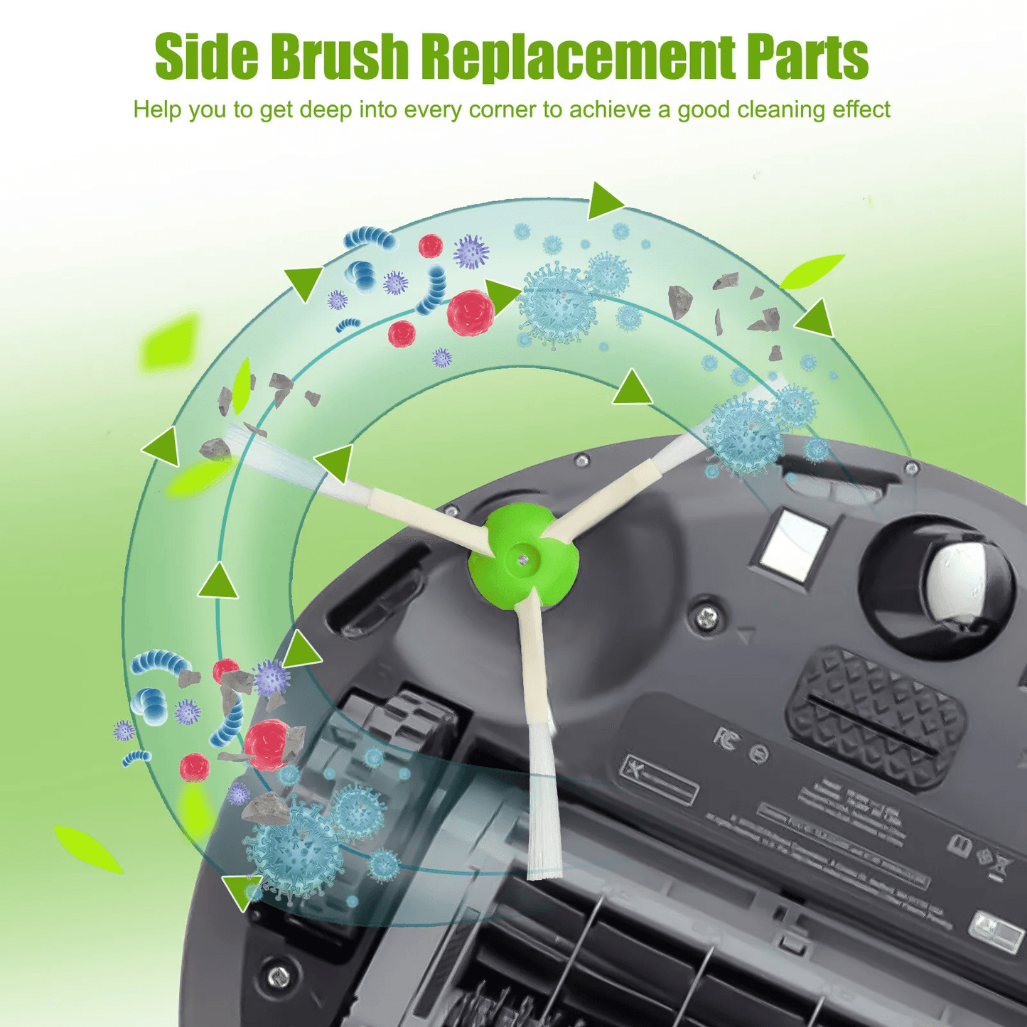 iRobot Roomba Filter Replacement Parts, High-Performance Side Brushes & Hepa Filters
