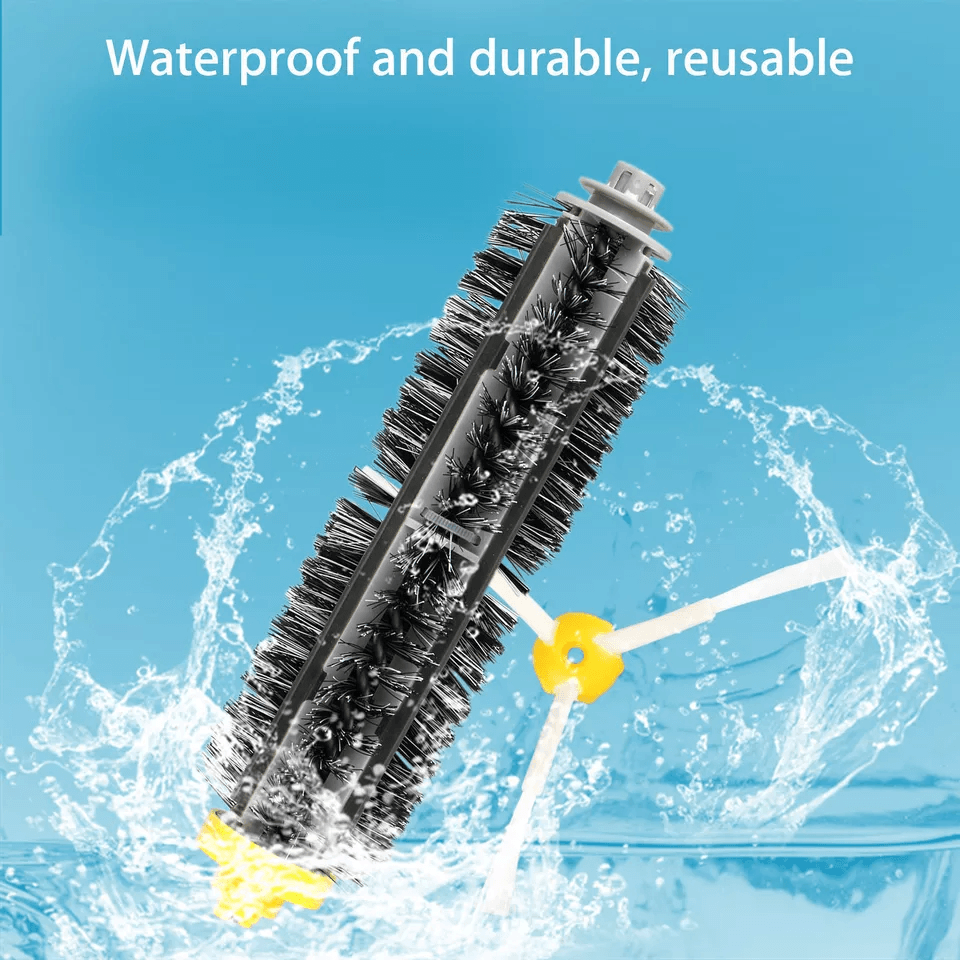 Vacuum Filter Brush Cleaner Replacement Kit for iRobot Roomba, Compatible with Durable Side Brush and Filters