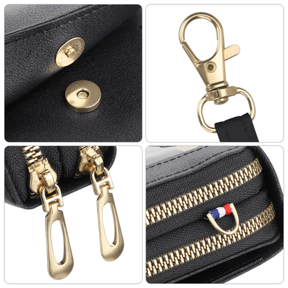 Women Touch Screen Cell Phone Bag, Crossbody Shoulder Pouch Purse with Card Case for Smartphones