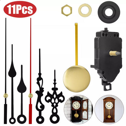 Quartz Wall Clock Pendulum Swing Movement – DIY Mechanism Kit with Silent Motor for Repair & Chime Clock Parts