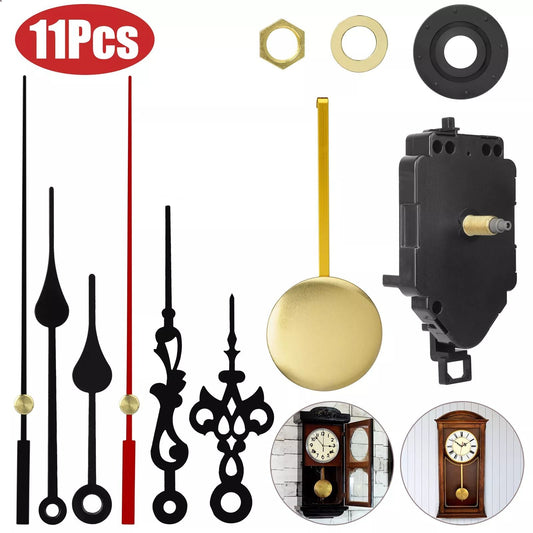 Quartz Wall Clock Pendulum Swing Movement – DIY Mechanism Kit with Silent Motor for Repair & Chime Clock Parts