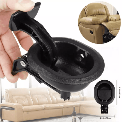 Universal Black Recliner Replacement Pull Handle, Chair Sofa Couch Release Lever for Cable Recliners