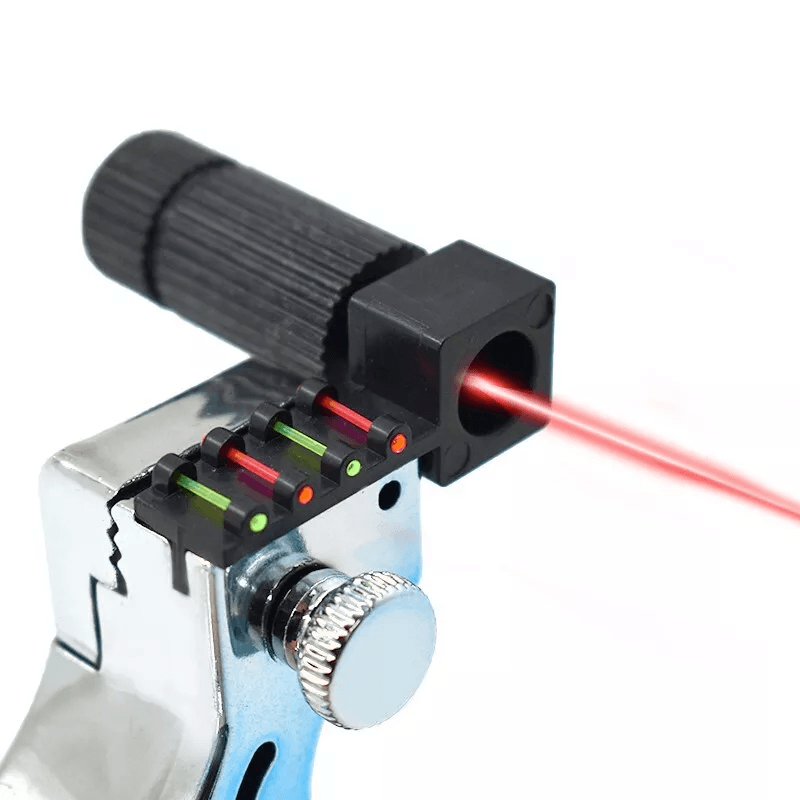 Hunting Professional Catapult Laser Slingshot with Rubber Aim Point Target, Ergonomic Design, Precision Accuracy