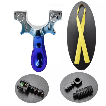 Hunting Professional Catapult Laser Slingshot with Rubber Aim Point Target, Ergonomic Design, Precision Accuracy