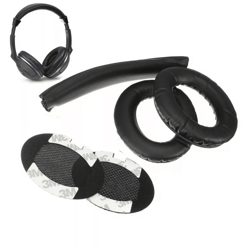 Headband & Replacement Ear Pads for BOSE Quiet Comfort, Durable Leather Foam Cushions, Easy Installation, Perfect Fit