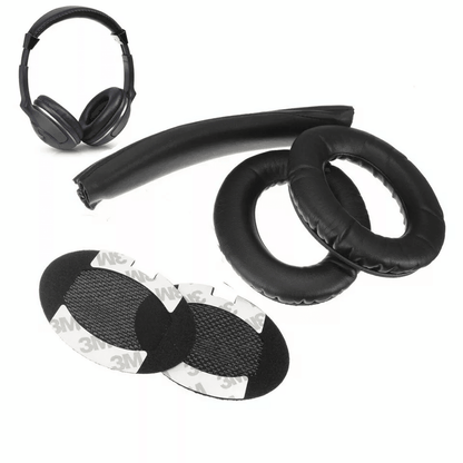 Headband & Replacement Ear Pads for BOSE Quiet Comfort, Durable Leather Foam Cushions, Easy Installation, Perfect Fit