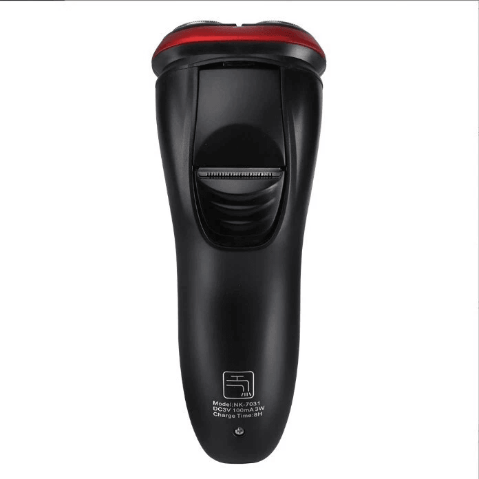 Cordless Mens Razor Rotary Waterproof Electric Shaver, Wet Dry Grooming Tool with Pop-Up Trimmer and Floating Shaving