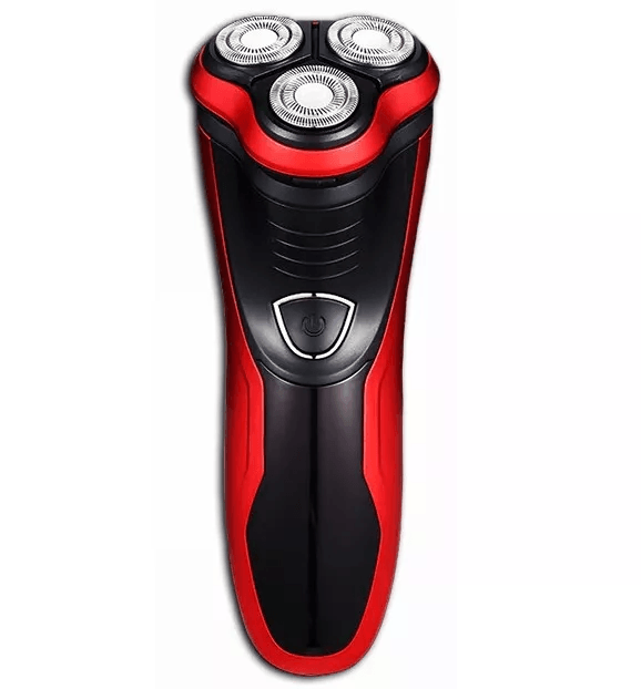 Cordless Mens Razor Rotary Waterproof Electric Shaver, Wet Dry Grooming Tool with Pop-Up Trimmer and Floating Shaving