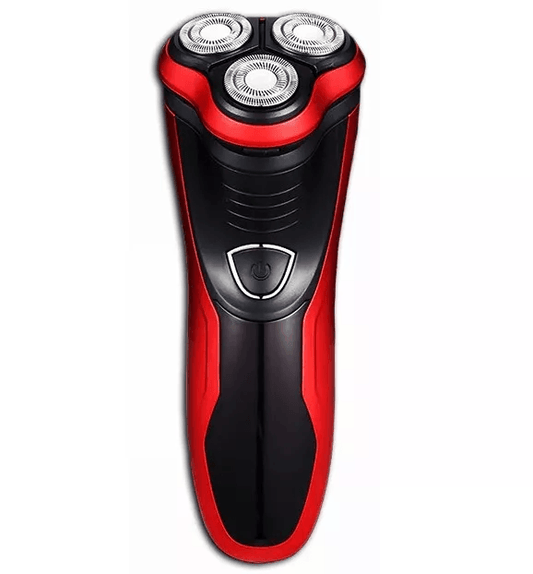 Cordless Mens Razor Rotary Waterproof Electric Shaver, Wet Dry Grooming Tool with Pop-Up Trimmer and Floating Shaving