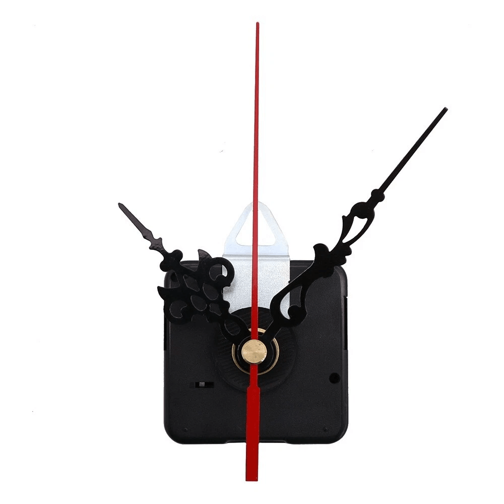 DIY Clock Parts Movement Quartz Mechanism Kit, Wall Clock Repair Replacement Tool with Silent Motor & Hands Set