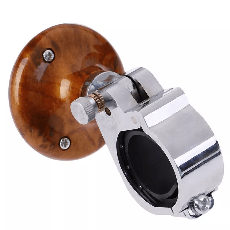 Universal Steering Wheel Spinner Knob Handle Heavy Duty Power Assist for Car, Truck, Tractor, Boat Ergonomic Design