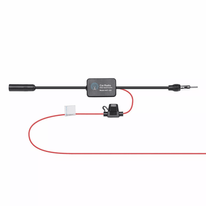 Car FM/AM Radio Antenna Signal Booster Amp Aerial Amplifier for Auto Stereo