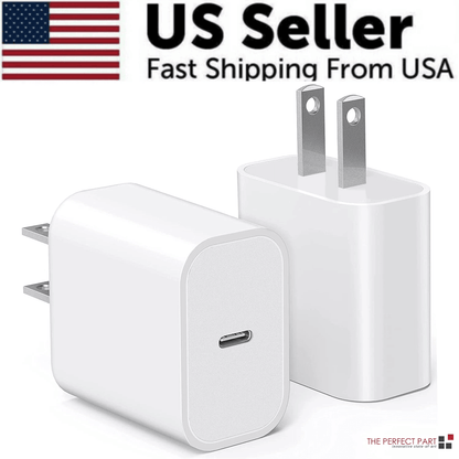 Super Fast Charger Type C For iPhone USB-C 20W PD Wall Adapter with Cable Fast Char