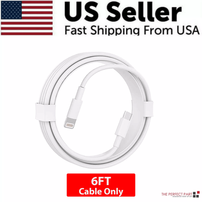 Super Fast Charger Type C For iPhone USB-C 20W PD Wall Adapter with Cable Fast Char