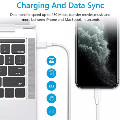 Super Fast Charger Type C For iPhone USB-C 20W PD Wall Adapter with Cable Fast Char