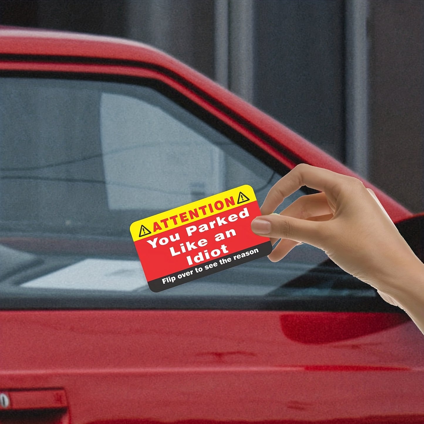 You Park Like an Idiot Cards – 50-Pack Multiple Reason Violation Notices – Hilarious Bad Parking Gag Gift for Adults