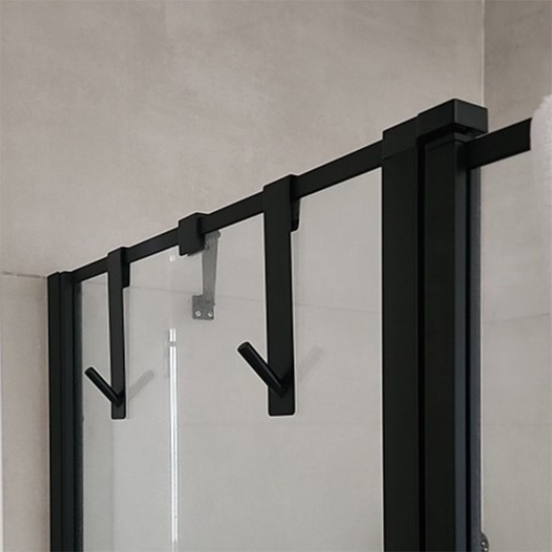 Stainless Steel S-Shape Door Back Towel Rack – Bathrobe Hanger & Holder Hooks for Shower & Bathroom