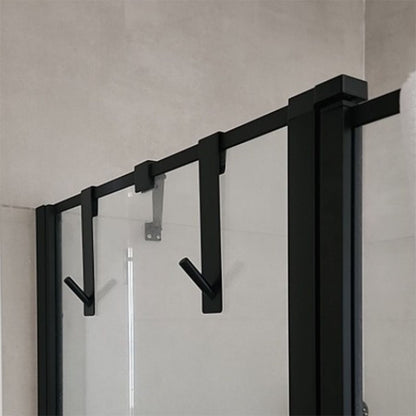 Stainless Steel S-Shape Door Back Towel Rack – Bathrobe Hanger & Holder Hooks for Shower & Bathroom