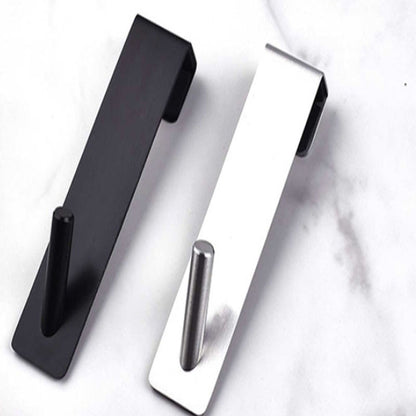 Stainless Steel S-Shape Door Back Towel Rack – Bathrobe Hanger & Holder Hooks for Shower & Bathroom