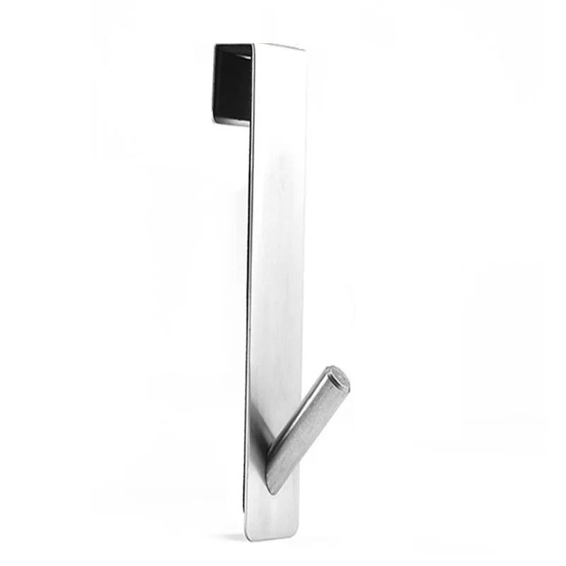 Stainless Steel S-Shape Door Back Towel Rack – Bathrobe Hanger & Holder Hooks for Shower & Bathroom