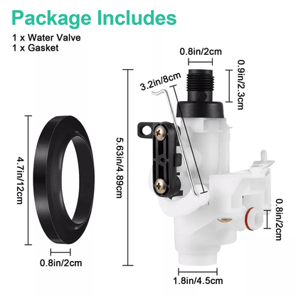 Upgraded Thetford Aqua Magic V RV Toilet Water Valve Replacement Part