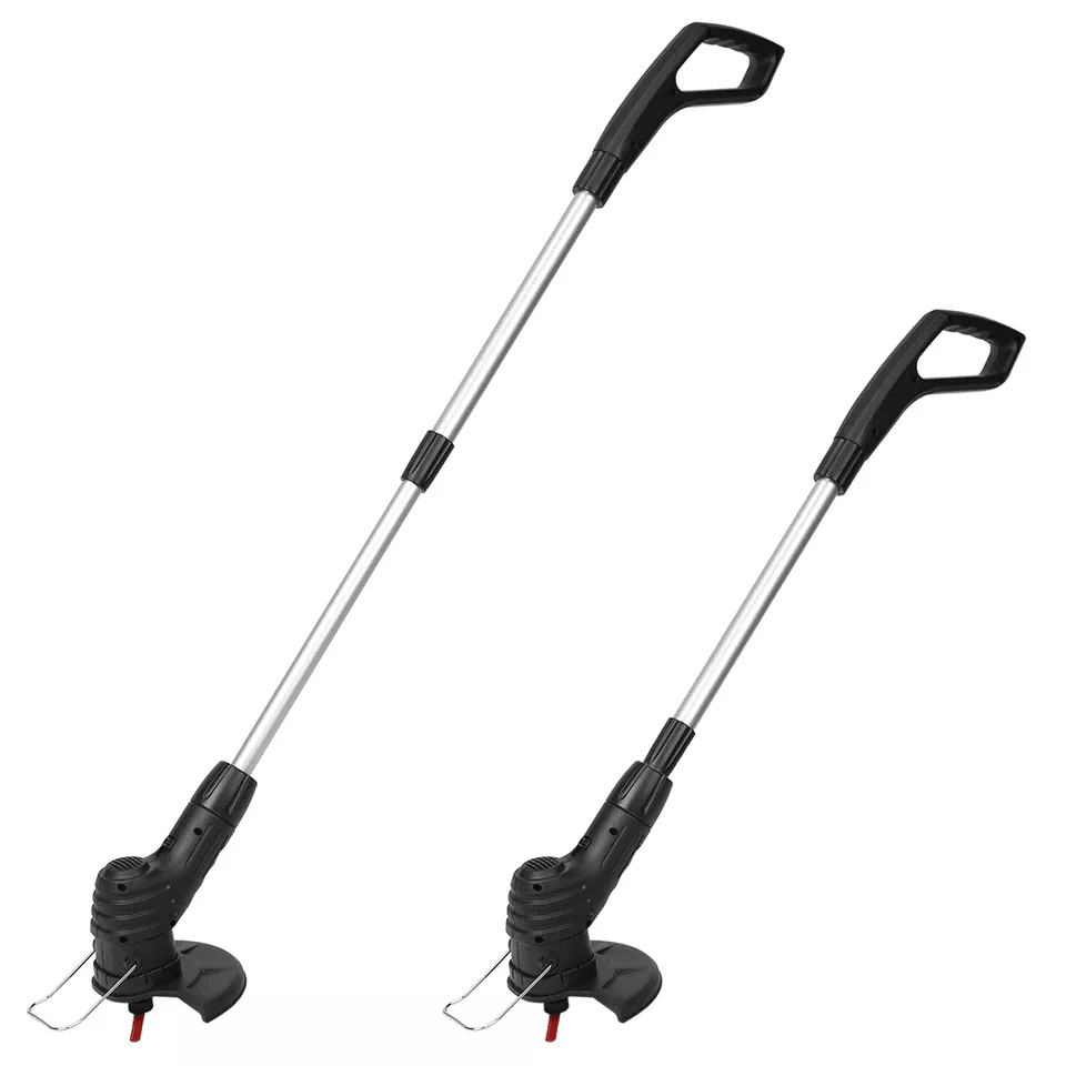 Cordless Electric Weed Trimmer & Lawn Edger with Rechargeable Battery and Extendable Pole
