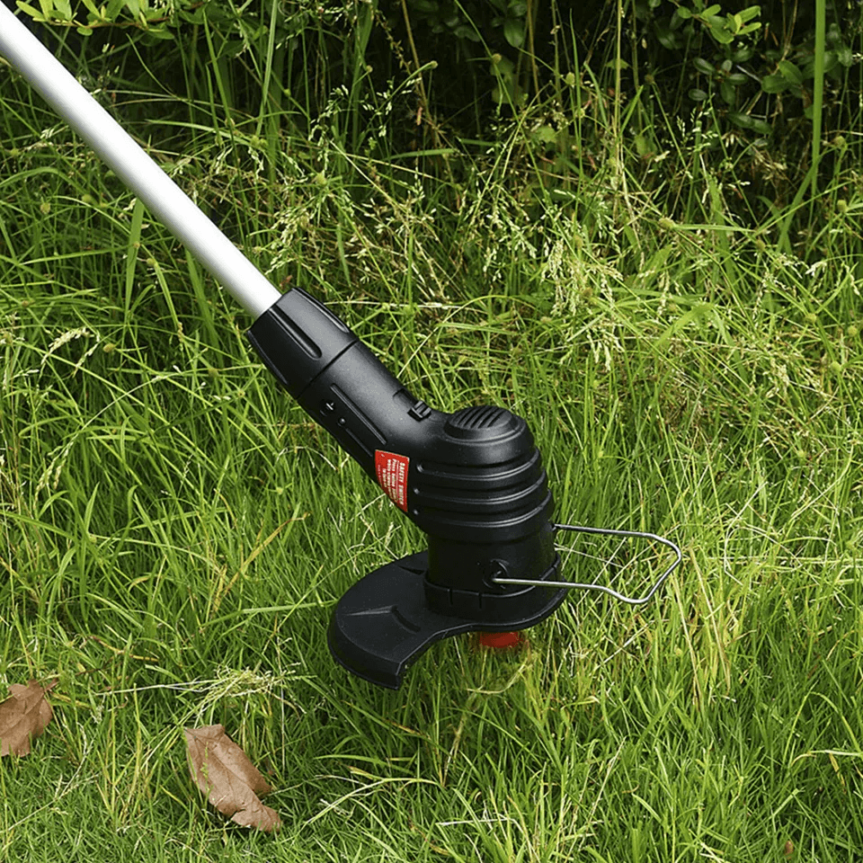 Cordless Electric Weed Trimmer & Lawn Edger with Rechargeable Battery and Extendable Pole