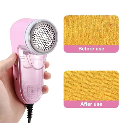 Portable Lint Remover, Electric Fabric Shaver for Clothes, Sweaters & Pilling Removal, Fast Fluff & Fuzz Ball Cleaner