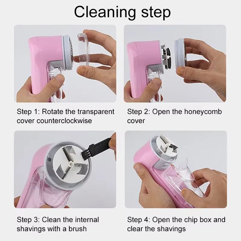 Portable Lint Remover, Electric Fabric Shaver for Clothes, Sweaters & Pilling Removal, Fast Fluff & Fuzz Ball Cleaner