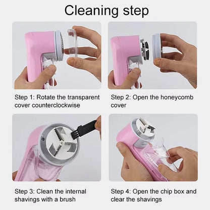 Portable Lint Remover, Electric Fabric Shaver for Clothes, Sweaters & Pilling Removal, Fast Fluff & Fuzz Ball Cleaner