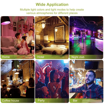 RGB LED Party Magic Bulb Light with Remote Color Changing Decorative LED Bulb