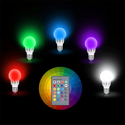 RGB LED Party Magic Bulb Light with Remote Color Changing Decorative LED Bulb