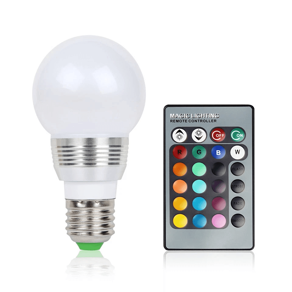 RGB LED Party Magic Bulb Light with Remote Color Changing Decorative LED Bulb