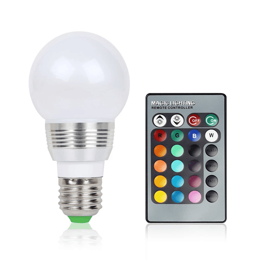 RGB LED Party Magic Bulb Light with Remote Color Changing Decorative LED Bulb