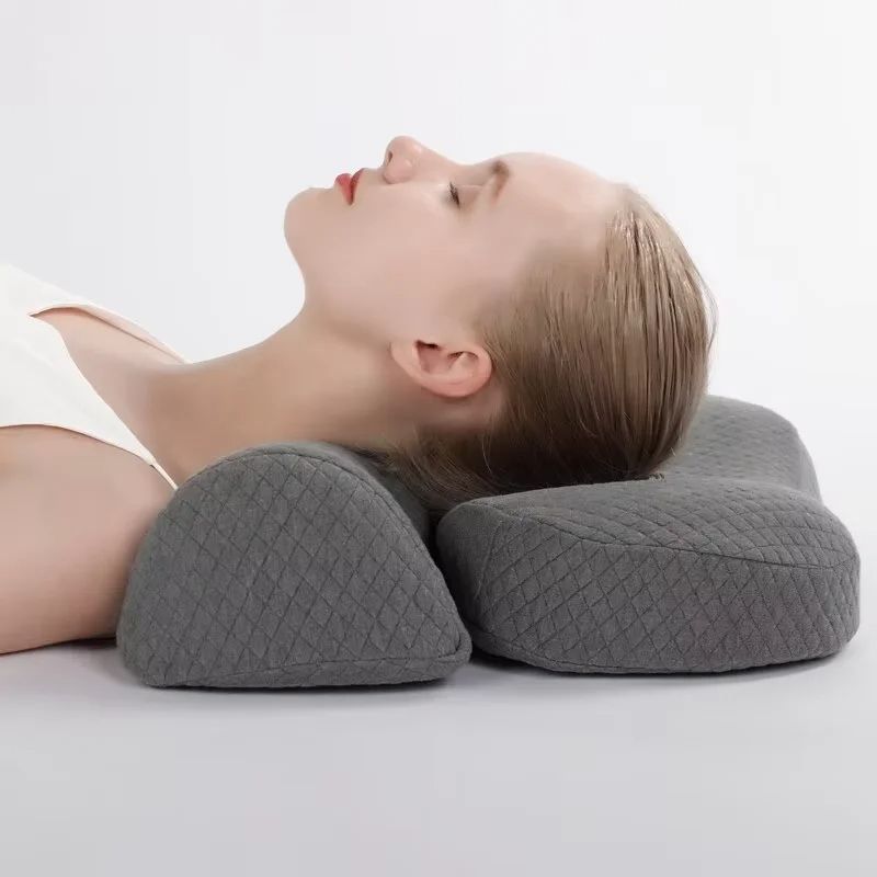 Memory Foam Contour Pillow, Orthopedic Cervical Pillow for Side & Back Sleepers, Ergonomic Bed Pillow